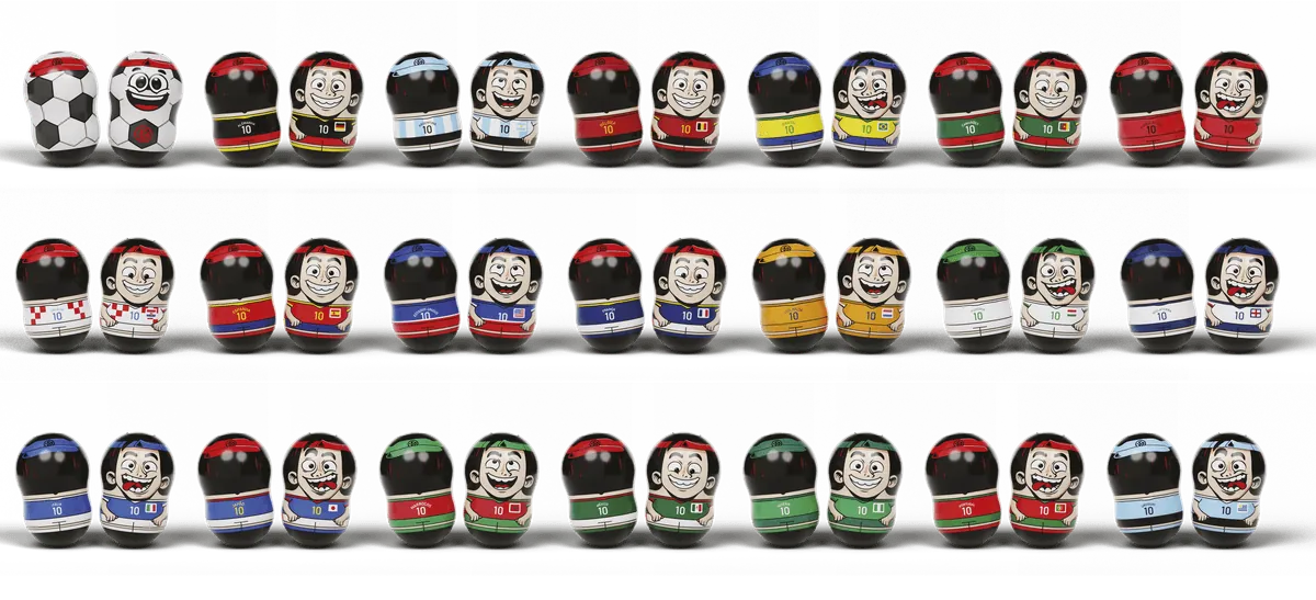 Todos os Cabeçudinhos Enaldinho na Copa reunidos